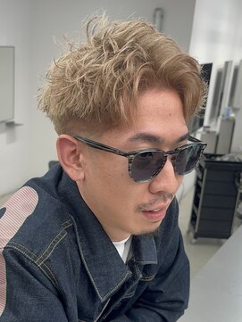 ロンド ローガン 名駅(Lond LOGAN) メンズハイトーンスパイキーショート