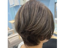 白髪ぼかしハイライト☆