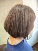 超高濃度水素ケアカラー丸みボブ　【40代50代60代】