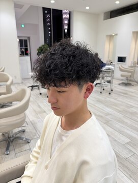 ロンド ラマ 岐阜(Lond bla-ma) 刈り上げマッシュ×シャドウパーマ【Lond伊藤メンズ】