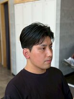 ソイクフ(SOY KUFU) センターパートツーブロックフェザーショート/東伏見