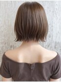 ショートボブ/くびれボブ/切りっぱなし/似合わせカット小顔志木