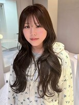 コルプラス(col +plus)&nbsp;ブリーチなしオリーブカラー/顔まわりレイヤー