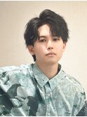 ショートアップバングスタイル