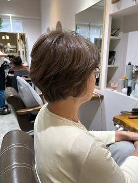 アンユヘアー 与野駅前店(unu.hair) [30代40代50代60代]ショート/白髪ぼかし/髪質改善