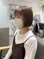 エス 大阪梅田店(es)&nbsp;透明感ベージュ似合わせボブ