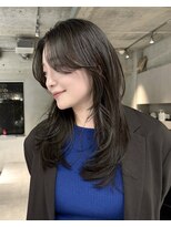 フィルムス 横浜(FILMS+) くびれレイヤー/オリーブベージュ/顔周り/シースルー/横浜+