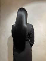 オースト ヘアー ステラ 新宿店(Aust hair Stella)&nbsp;黒髪　ナチュラルブラックスーパーロング