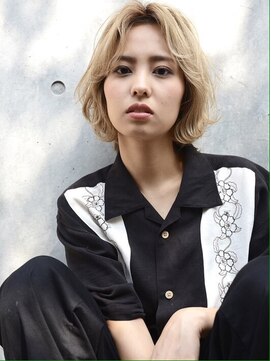 グルグル 下総中山店(GULGUL) 前髪パーマ 外はねショート*クールビューティー 下総中山