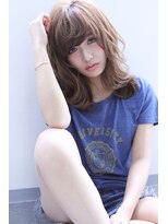 ブラン 梅田(Blanc)&nbsp;【Blanc】アッシュグレージュ×セミディ