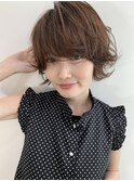 【水越】【美シルエットウザバングショート】