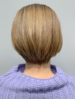 テトヘアー(teto hair) ミルクティベージュ 、イルミナカラー、ショートボブ