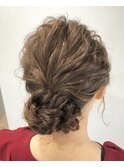 【THREE STAR】ふわふわシニヨンヘアセット