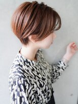 カライング(ing)&nbsp;大人可愛い20代30代40代黒髪前下がりショートボブ丸みショート◎