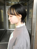 モリオフロムロンドン 原宿本店(morio from London)&nbsp;【morio 原宿】マッシュウルフ　インナーカラー　ショート