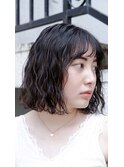 【暗髪さんにおすすめ】強めスパイラルパーマ/10代20代30代