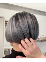 アクト(ACT)&nbsp;シャドールーツ/ボブ/刈り上げ/アッシュグレー