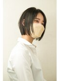 【黒髪】似合わせカット×肩上ボブ