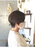 ショート 簡単スタイリング