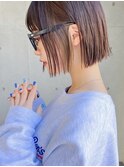 暗髪×ロブ×シースルーバング×フレンチガーリー