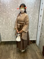 グラニーレ ヘア フィールド(granire hair field)&nbsp;卒業式　袴着付け＆ヘアセット