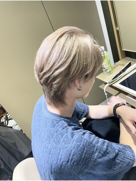 アマンドール(Aman D'or) メンズウルフ×ハイトーンミルクティー