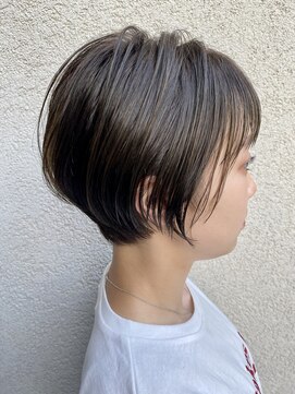 エイム ディクト ヘアー プロデュース(ame D.C.T HAIR PRODUCE) 『ame四日市』大人可愛い小顔ショートボブグレージュ