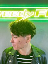 グリーディーフォックス 三軒茶屋(GreedyFOX)&nbsp;波巻き/マッシュパーマ/ウルフ/ハイライト<理容室>三軒茶屋