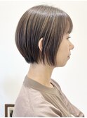 丸みショートボブ