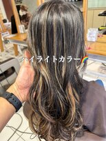 アース 武蔵境店(HAIR & MAKE EARTH) ２０代女性のお客様へ巻き髪が映えるハイライトカラー☆