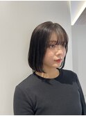 手櫛でサラッとまとまるボブ