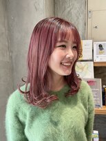 ヒカリス ヘアー 相川店(HIKARIS hair) ピンクベージュ/くすみピンク/ナチュラルなハイトーン