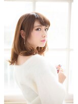 ステージ(STAGE) 大人かわいい/レイヤーロング/グレーベージュ/前髪パーマ/幡ヶ谷