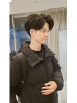 ブロッサム ひばりヶ丘(Blossom)&nbsp;毛流れハンサムショートセンターパートメンズ黒髪爽やか