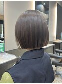 【縮毛矯正】ぱつっとボブスタイル＊