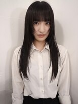 レコ 渋谷(LECO)&nbsp;黒髪ロングフェイスレイヤーうる艶ロングヘア