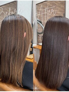 ルスリー 四日市店(Lsurii) 髪質改善カラー