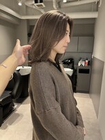 シーンヨコハマ 横浜店(SCENE yokohama)&nbsp;レイヤーミディ×ミルクティーベージュ