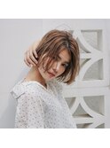 《 hair Owen 》小顔見せ大人カジュアルボブ