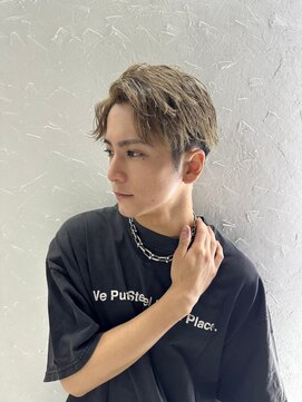 ミエルヘアーエスト 新宿店(mielhair est) メンズスタイル×ハイトーン