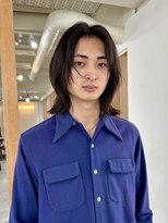 メゾンアクア 表参道(Maison ACQUA)&nbsp;=メンズボブ/ダークアッシュ/ニュアンスパーマ／MAN’S HAIR