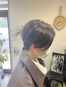 マイ ヘア デザイン 岡崎(MY hair design) ショートヘア/センターパート/岡崎/東岡崎