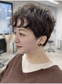 ハンサムパーマショート【博多ショート】