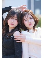 キング 枚方店(K!ng)&nbsp;縮毛矯正髪質改善ハイライトレイヤーカット枚方美容室エクステ