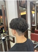 刈り上げサーフカール（メンズ/パーマ/サーフカール）