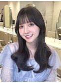 グレージュカラー/レイヤー/韓国スタイル/イメチェン