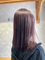 キイロ(KiiRO)&nbsp;ワインレッド/透明感カラー/ブリーチなしカラー/秋冬カラー