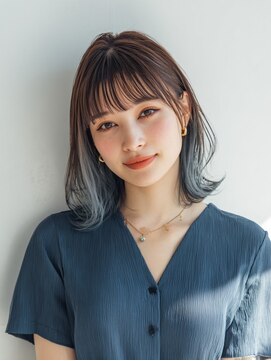 ランデブー 大宮(Rende-Zvous) くびれヘア/アプリコットオレンジ/夏のヘアアレンジ/大宮