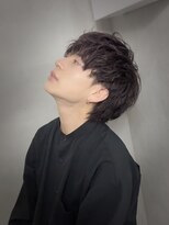 刈部倶楽舞&nbsp;ミディアムマッシュ × ツイストスパイラルパーマ【朝久】