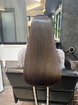 リブロ(LiBro)&nbsp;髪質改善ストレートダークアッシュ暗めカラー大人ナチュラル